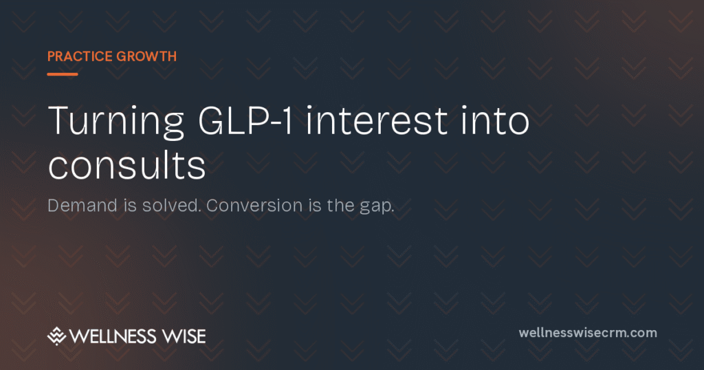 Semaglutide & GLP-1 Programs: Turning Interest Into Booked Consults